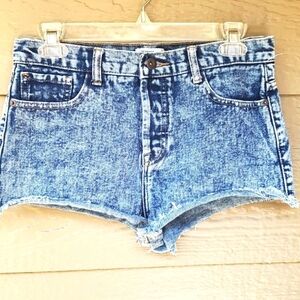 Forever 21 Premium High Rise Jean Shorts Women's Sz 28